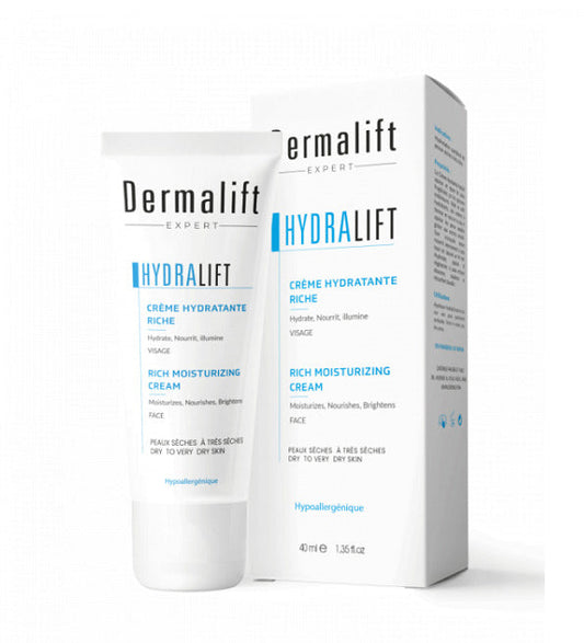 Dermalift hydralift Crème hydratante Peaux sèches à très sèches 40 ml