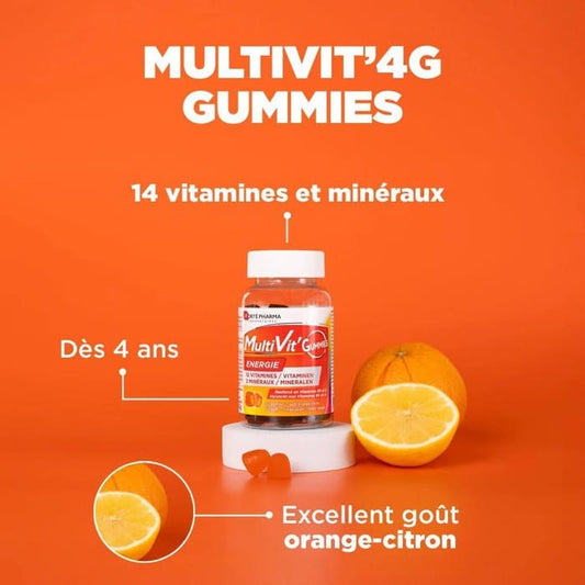 FORTE PHARMA MULTIVIT' ENERGIE B60 GUMMIES