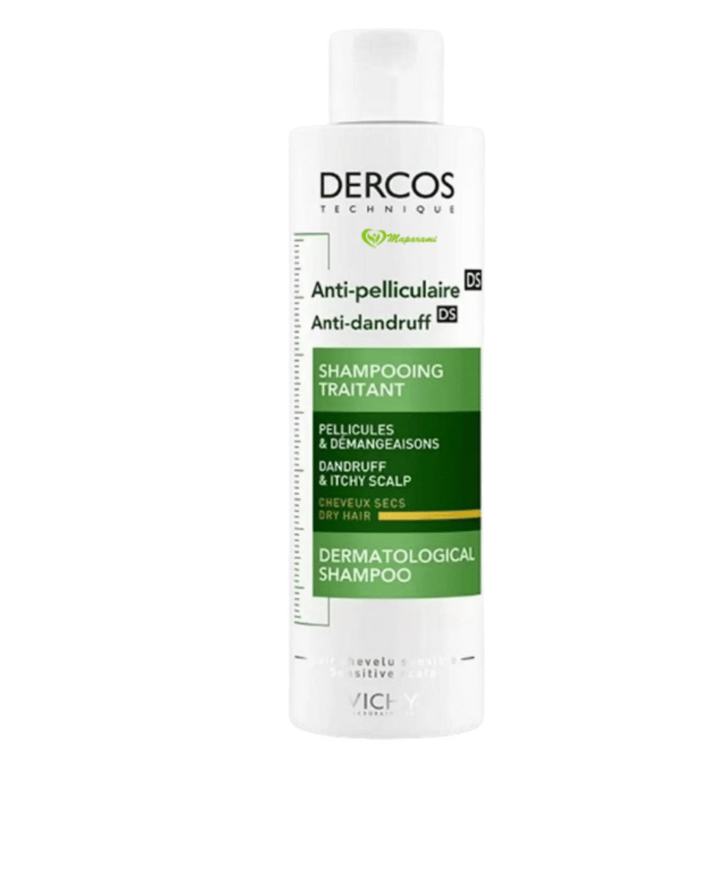 Vichy Dercos Shampooing Antipelliculaire Cheveux Secs 200 ml