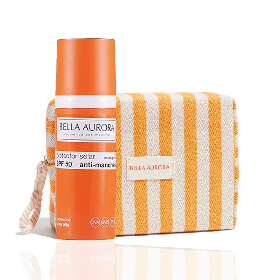 Bella Aurora Ecran Solaire Anti-taches Peaux mixtes/grasses SPF 50+ 50+ TROUSSE OFFERTE