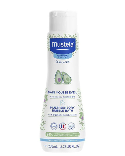 Mustela bain mousse éveil 200 ml