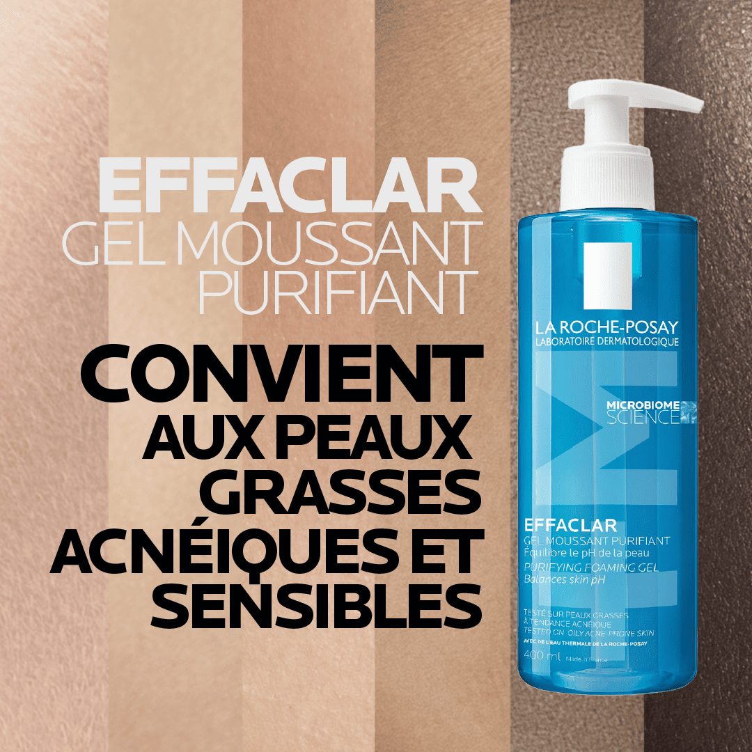La roche-posay effaclar gel moussant 400 ml