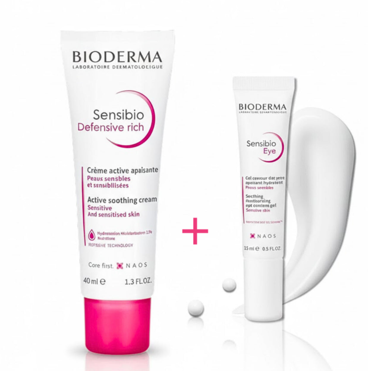 Bioderma Sensibio Defensive Rich 40ml+Sensibio Gel Contour Yeux 15ml