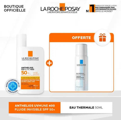 La Roche-Posay anthelios shaka fluide UVMUNE 400+ SPF50 = Eau thermale 50 ml OFFERTE