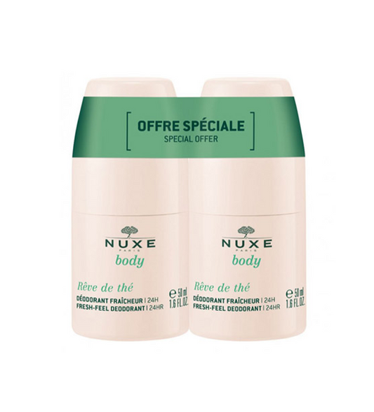 NUXE Rêve de Thé Déodorant Fraîcheur 24h 2*50 ml