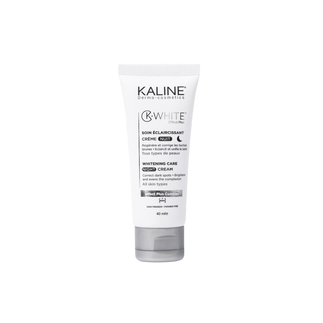 KALINE K-WHITE Soin Éclaircissant Crème Nuit 40 ml – Crème de nuit unifiante et anti-taches+