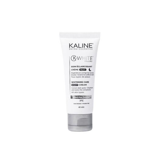 KALINE K-WHITE Soin Éclaircissant Crème Nuit 40 ml – Crème de nuit unifiante et anti-taches+