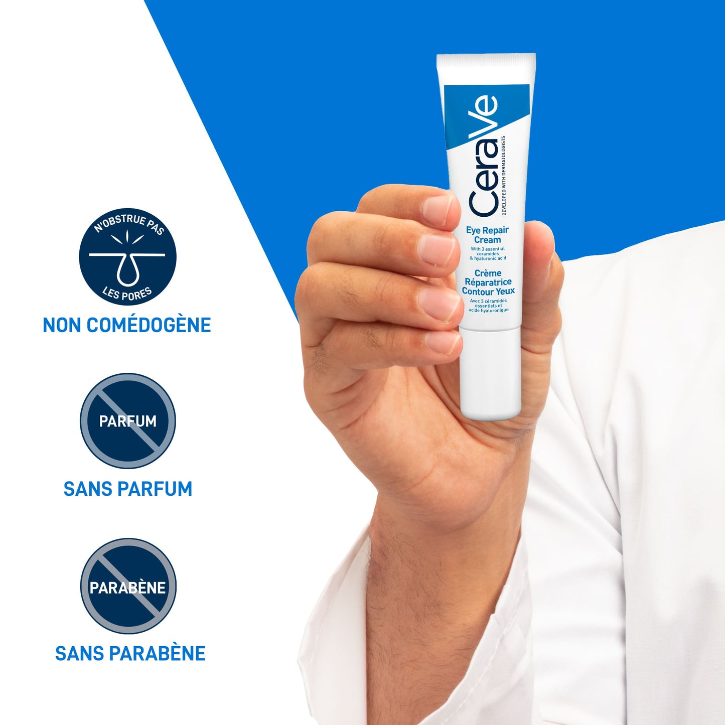 Cerave crème réparatrice contour yeux 14ml