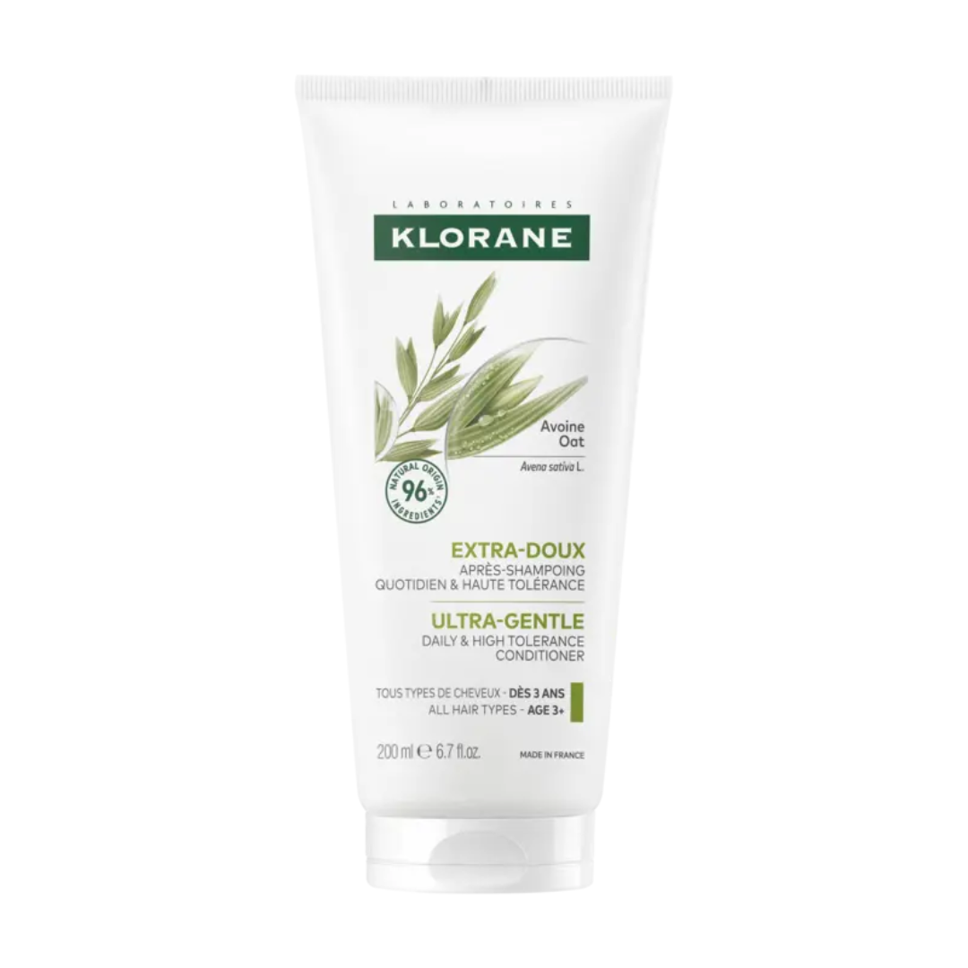 Klorane Après-Shampooing Extra-Doux à l’Avoine 200ml – Démêlant & Nourrissant