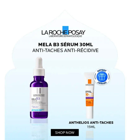 La Roche-Posay Sérum MELA B3 30ml + Anthelios Anti-Tâches 15ml Offert