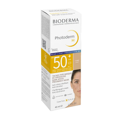 BIODERMA PHOTODERM M CREME SPF 50 TEINTE CLAIRE E.T