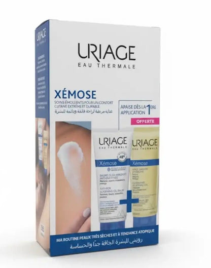 URIAGE COFFRET XEMOSE BAUME OLEO APAISANT 200ML+XEMOSE HUILE LAVANTE 200ML OFFERTE