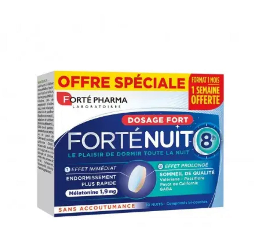 Forte Pharma Forté Nuit 8H Dosage Fort 30CPS