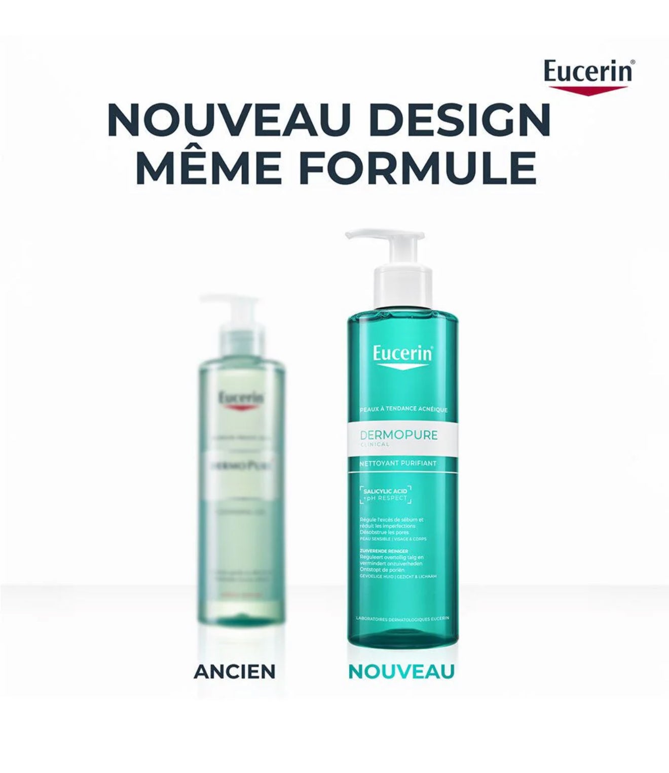 EUCERIN DERMOPURE GEL NETTOYANT 200ML
