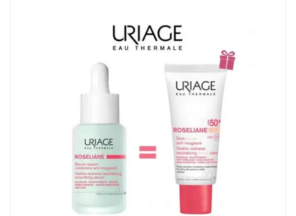 URIAGE PACK Roseliane Sérum Lissant AR 30ml + Soin Teinté Claire Anti-rougeurs SPF50+ 40ml OFFERT