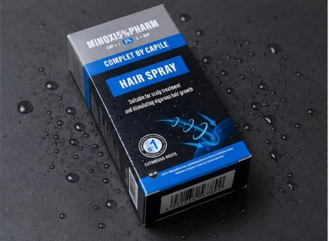 Minoxipharm Minoxidil 5% – Traitement Anti-Chute & Stimulant de Pousse des Cheveux