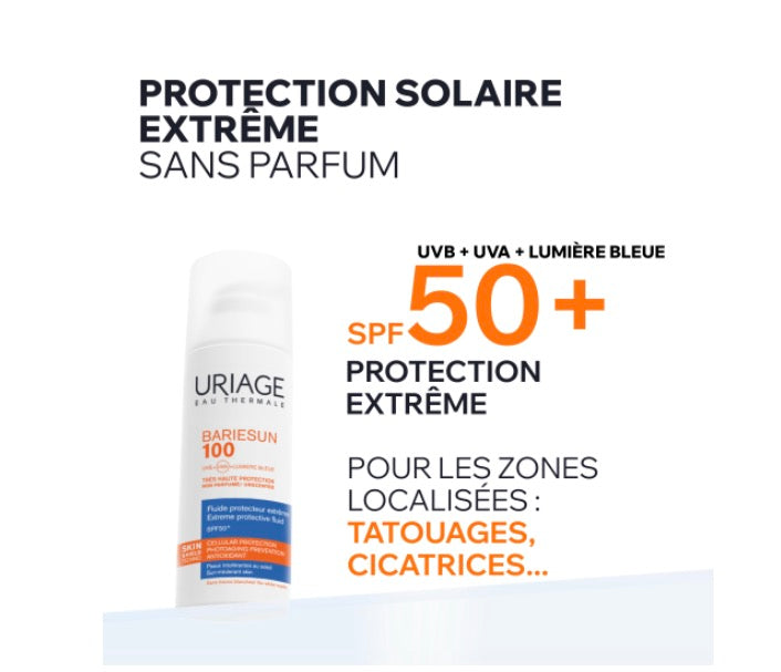 URIAGE BARIESUN 100 FLUIDE PROTECTEUR EXTREME SPF 50+ 50ML