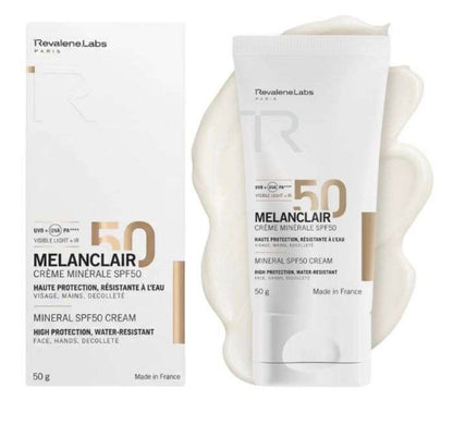 RAVELENE LABS MELANCLAIR CREME MINERALE SPF 50 HAUTE PROTECTION 50 G