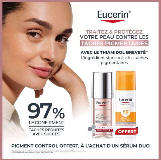 EUCERIN ANTI-PIGMENT SÉRUM DUO 30 ML = PIGMENT CONTROL FLUID  50ML OFFERT