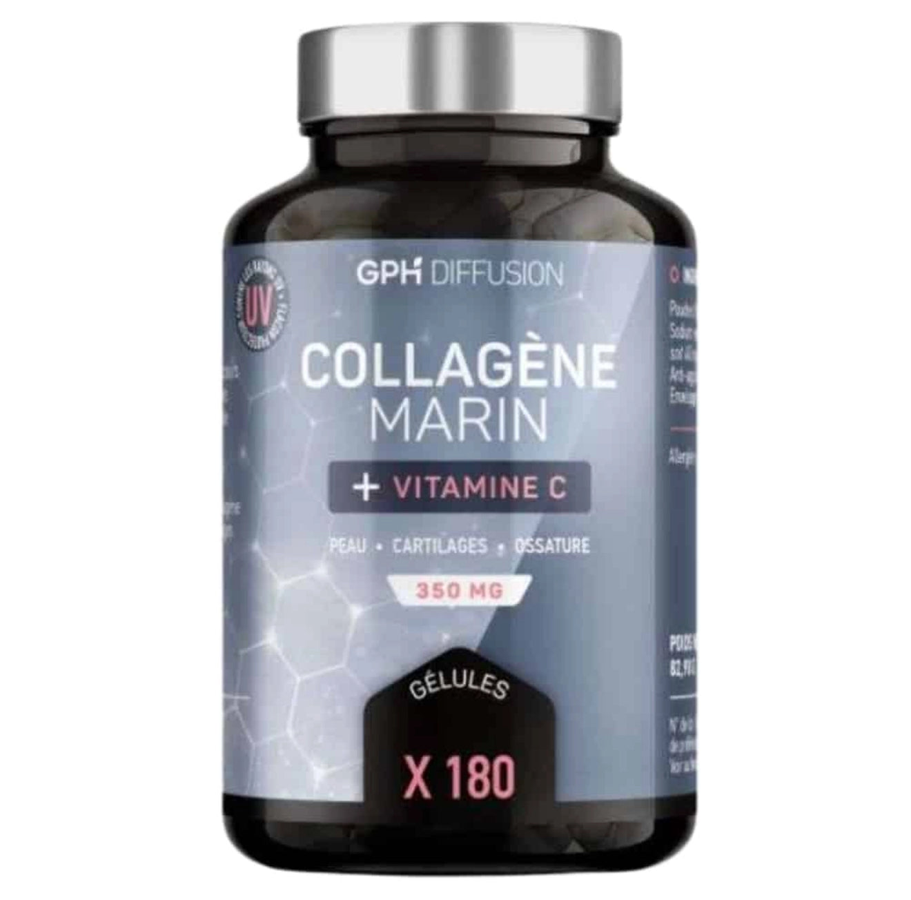 GPH DIFFUSION – Collagène Marin Et Vitamine C 350mg – 180 Gélules