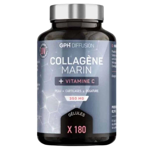 GPH DIFFUSION – Collagène Marin Et Vitamine C 350mg – 180 Gélules