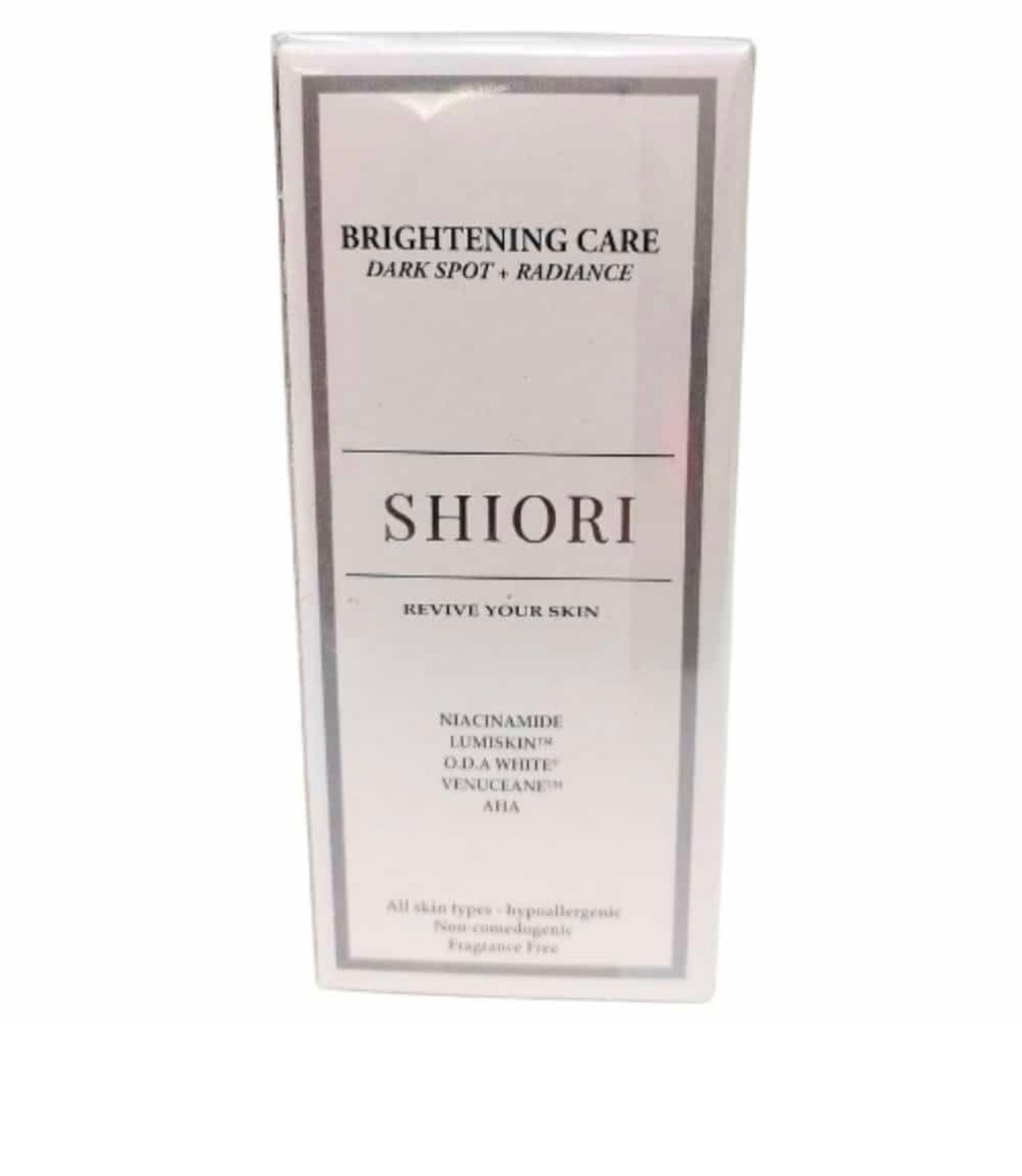 SHIORI – Soin Illuminateur Anti-taches Et Eclat – 50ml