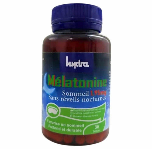 HYDRA PLUS – Mélatonine Sommeil 1.95mg – 36 Gélules