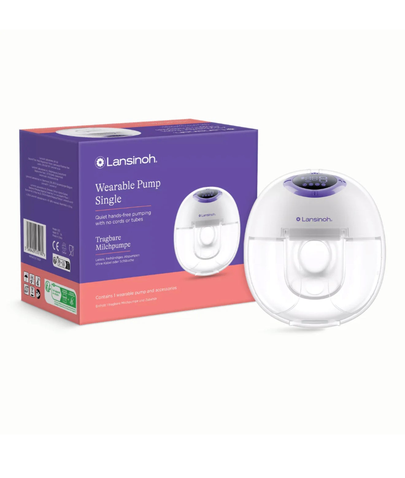 LANSINOH TIRE-LAIT MAINS LIBRES COMPACT SIMPLE