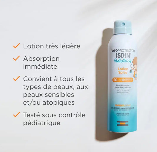 ISDIN Fotoprotector Transparent Spray Wet Skin Pediatrics SPF 50