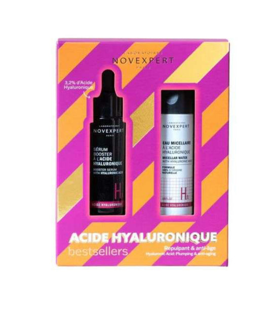 Novexpert Coffret Sérum Booster à l’Acide Hyaluronique + Eau micellaire