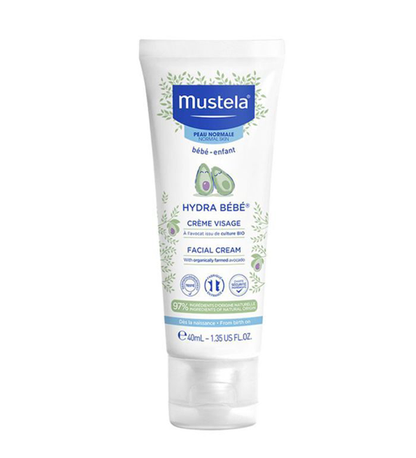 Mustela hydra bébé crème visage 40ml