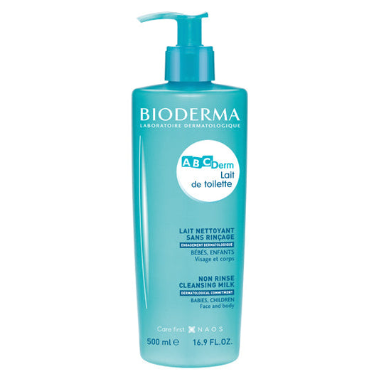 BIODERMA ABCDERM LAIT DE TOILETTE SANS RINÇAGE 500 ML