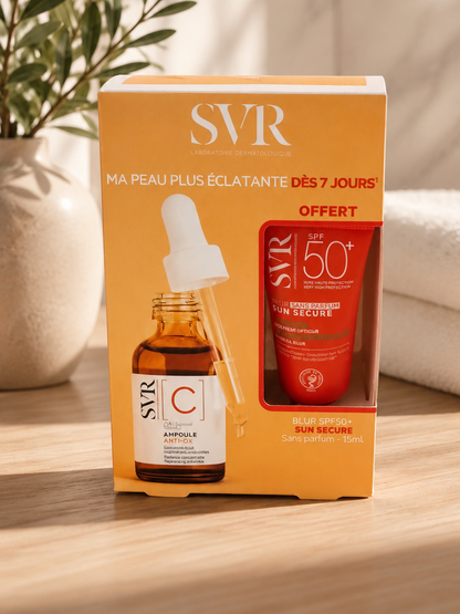 SVR Ampoule Anti-Ox C 30ml + Sun Secure Blur 15ml OFFERT