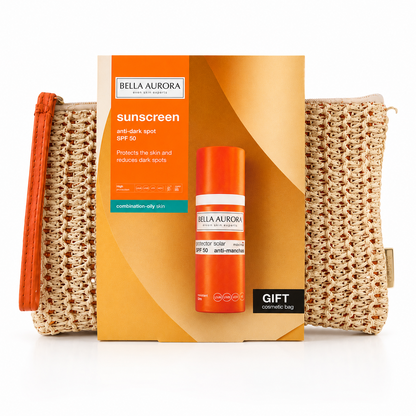 Bella Aurora Ecran Solaire Anti-taches Peaux mixtes/grasses SPF 50+ TROUSSE OFFERTE