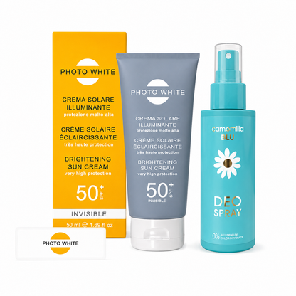 Photowhite Ecran Invisible spf50+ 50ml + Camomilla Blu Deodorant Spray Pack