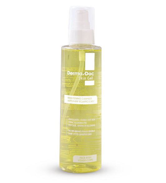 DermaDoc Skin Gel Nettoyant Éclaircissant – Nettoyant Visage Illuminateur 200ml