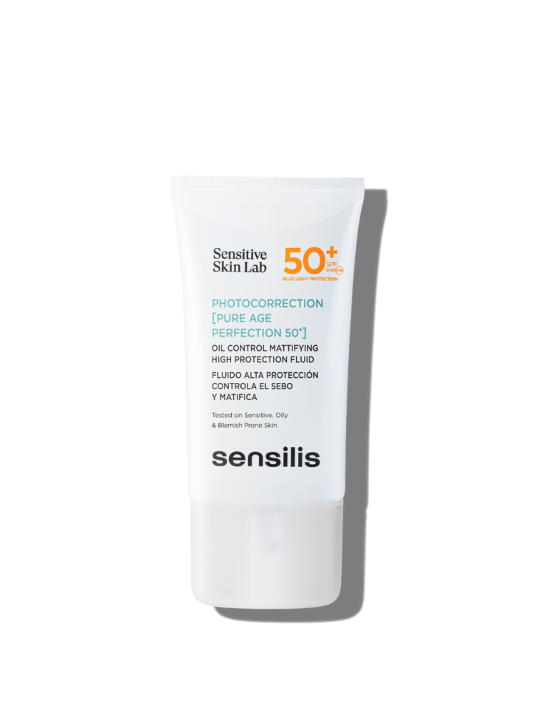 Sensilis Photocorrection [Pure Age Perfection] SPF 50 40ml – Crème Solaire Anti-Âge & Protectrice