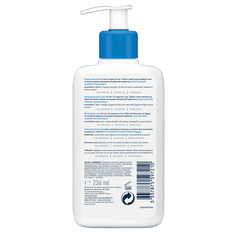 Cerave lait hydratant ps 236ml