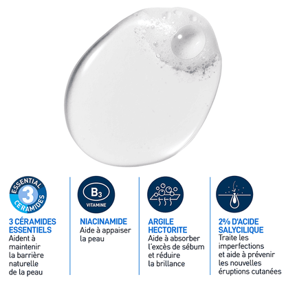 Cerave gel moussant Blemish anti imperfections 236ml