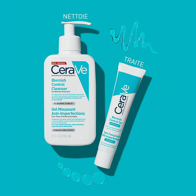 Cerave gel moussant Blemish anti imperfections 236ml