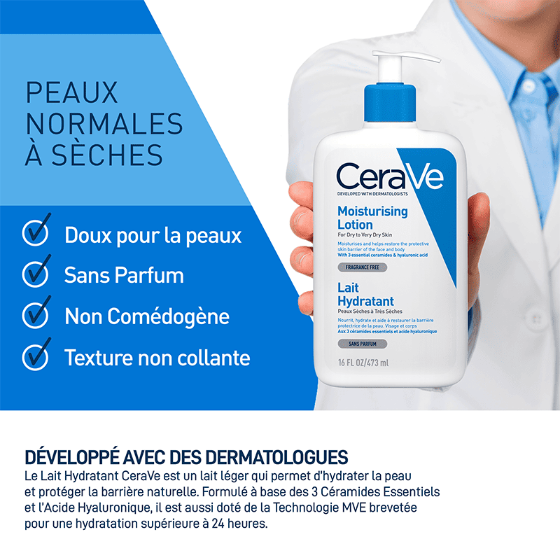 Cerave lait hydratant – 473 ml
