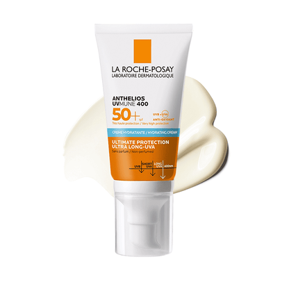 LA ROCHE POSAY OFFRE ANTHELIOS UVMUNE 400 CREME HYDRATANTE SPF 50+ INVISIBLE 50 ML = EAU THERMAL 50ML OFFERTE