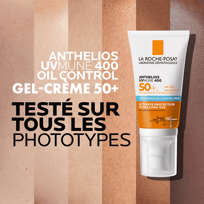 LA ROCHE POSAY OFFRE ANTHELIOS UVMUNE 400 CREME HYDRATANTE SPF 50+ INVISIBLE 50 ML = EAU THERMAL 50ML OFFERTE
