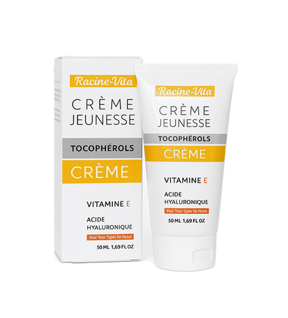 Racine vita creme jeunesse vitamine E 50g  = gel nettoyant 200ml offert