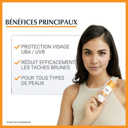 EUCERIN SUN Pigment Control Fluid SPF50+ 50ml Anti-Taches = Gel Nettoyant Anti pigment 20ml Offert