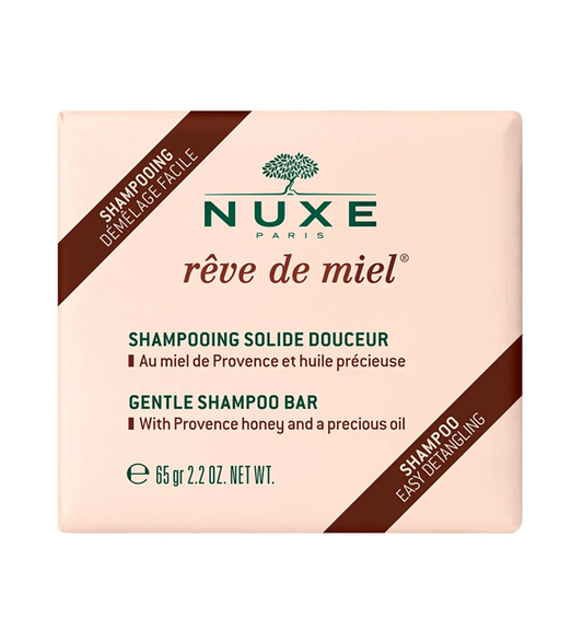 NUXE Rêve de Miel Shampooing Solide Douceur 65 gr = Boite en métal OFF
