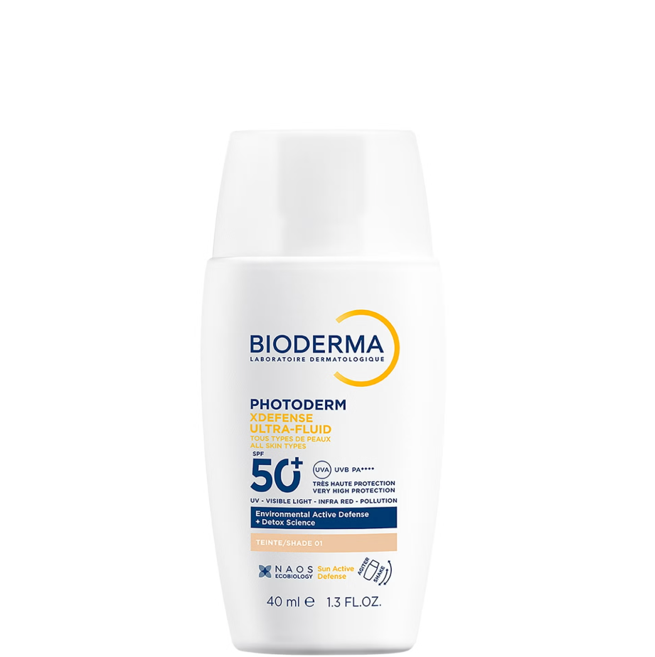 BIODERMA PHOTODERM XDEFENSE ULTRA FLUID SPF 50+ TEINTE 01 40ML