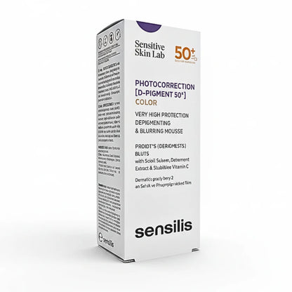 Sensilis Photocorrection [D-Pigment] SPF 50+ – Crème Solaire Anti-Taches & Éclat du Teint