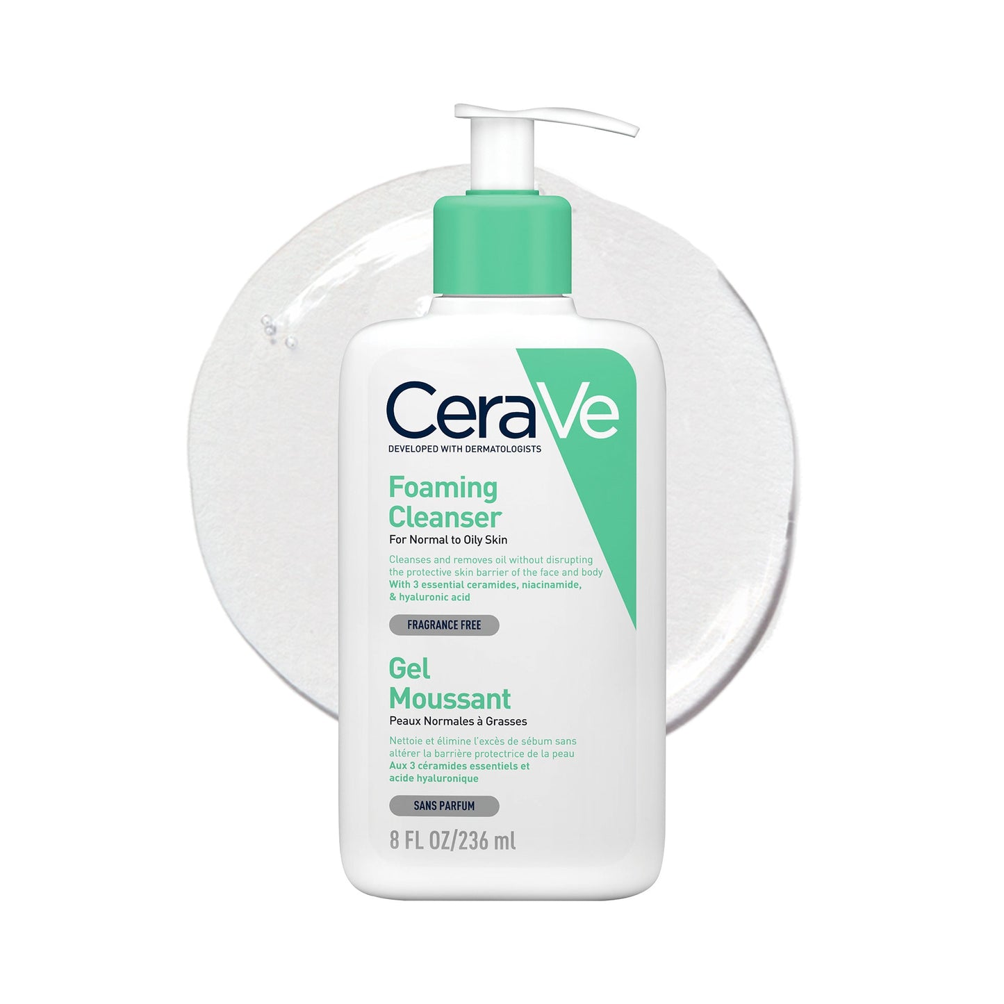 Cerave gel moussant – 236 ml
