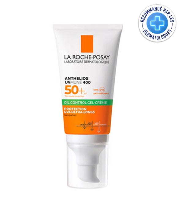 LA ROCHE POSAY OFFRE ANTHELIOS UVMUNE400 OIL CONTROL INVISIBLE SPF50+ 50ML = EAU THERMALE 50ML OFFERTE
